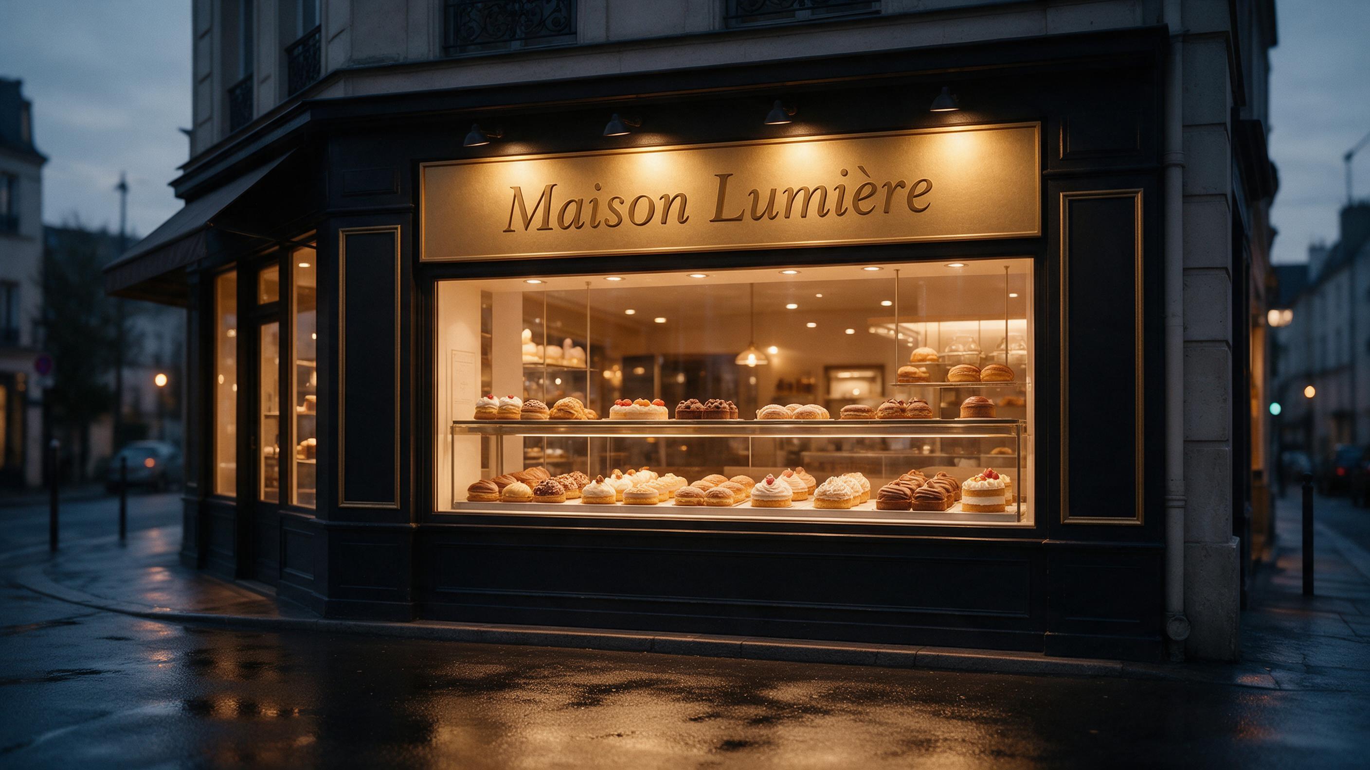 L'enseigne lisible